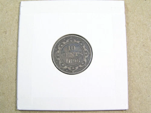 1896 Newfoundland 10 Cents — photo from the most recent tracked eBay sale