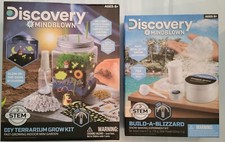 Discovery MindBlown Terrarium Grow Kit  Build A Blizzard STEM Kids Science