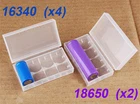 BOX - CASE Batteries 16340 - 18650 ★FREE SHIPPING★ Battery Case