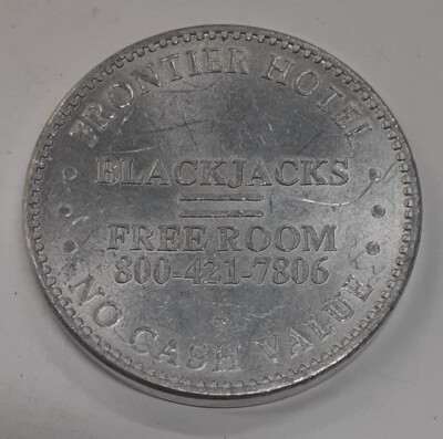 Frontier Hotel & Casino Blackjacks Free Room Token - Las Vegas, Nevada