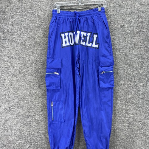 Forever 21 Activewear Pants Women M Medium Blue Drawstring High Rise Howell - Picture 3 of 11