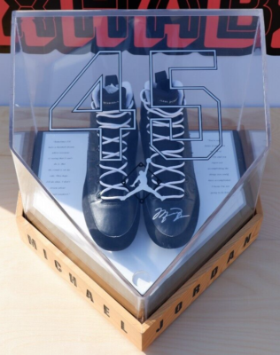 Michael Jordan Signed Nike Air Jordan 9 Player Sample Baseball