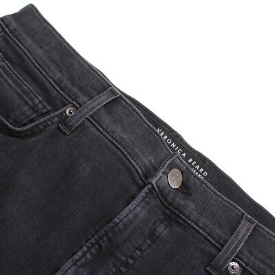 Veronica Beard NWT Jeans Size 32 US Slim Straight Ryleigh In Gray Cotton Blend