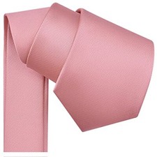 Branduce 3.15"  8cm  Men's Solid Color Formal Woven Necktie  Gift Box Dusty Rose