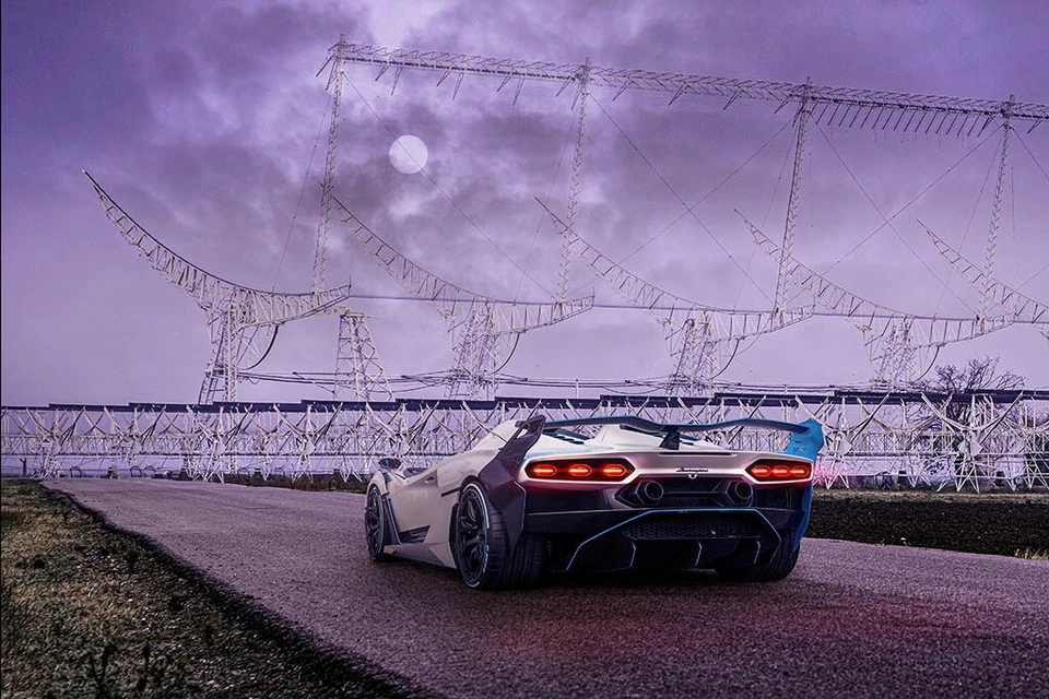 1:18 MR 无 BBR D&G AMALGAM LAMBORGHINI SC20 光面白色意大利限量版 05/299 — 第 3/4 张图片