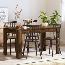 itzcominghome INDUSTRIAL Kitchen Dining Table Finish Diner Table 4-6 seater NEW