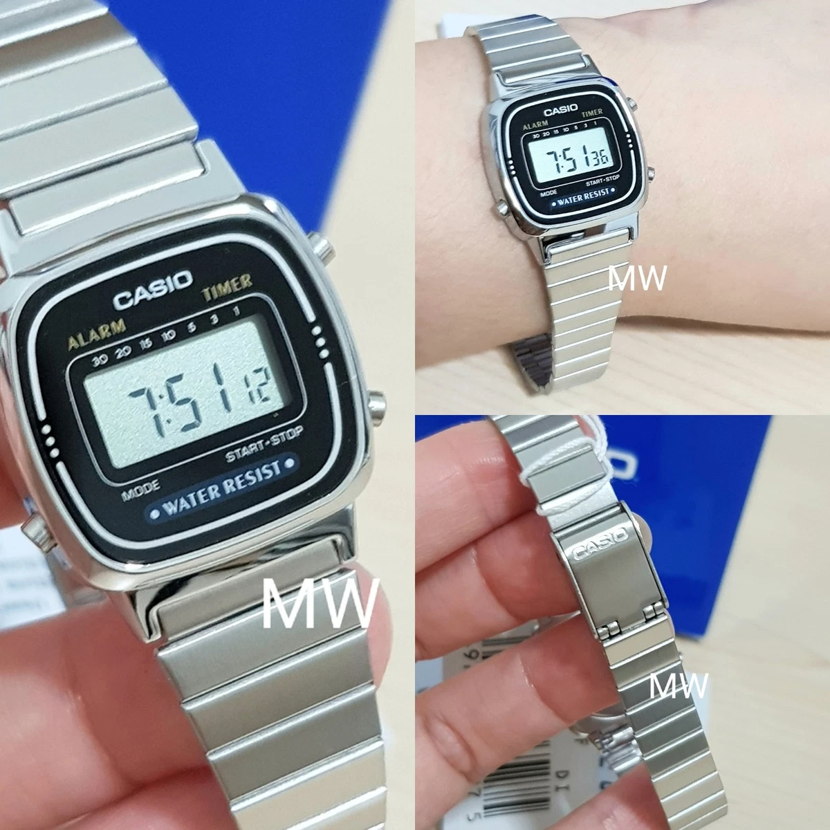CASIO LA 670WA 1U LADIES DIGITAL WATCH LA670 LA670WA DIGITAL SMALL