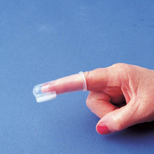 DreamBaby Silicone Baby Toothbrush Finger Teaching Toothbrush - Picture 4 of 4