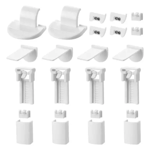 Plissee Ersatzteile Set Klemmträger Zubehör Klemmfix Halterung Ohne Bohren DE - Bild 5 von 9