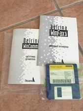 Vintage Delrina WinFax Lite 3.11 for Windows Diskette and Manuals