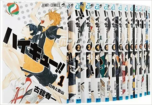 Haikyuu Vol 1 - 45 complete manga comics Set Haruichi Furudate Language  Japanese