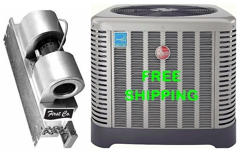 3 Ton Over the Tub First Co Air Handler / Rheem ENDEAVOR 14.3 SEER2  Condenser | eBay
