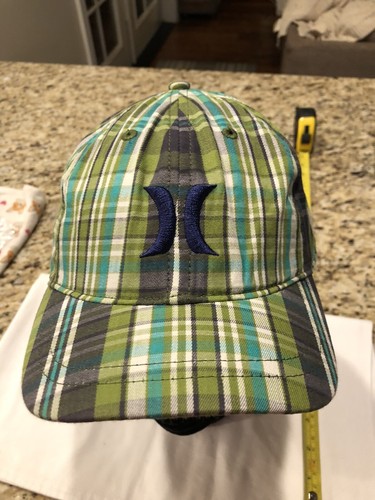 Hurley Plaid Cap Adult Adjustable Hat 