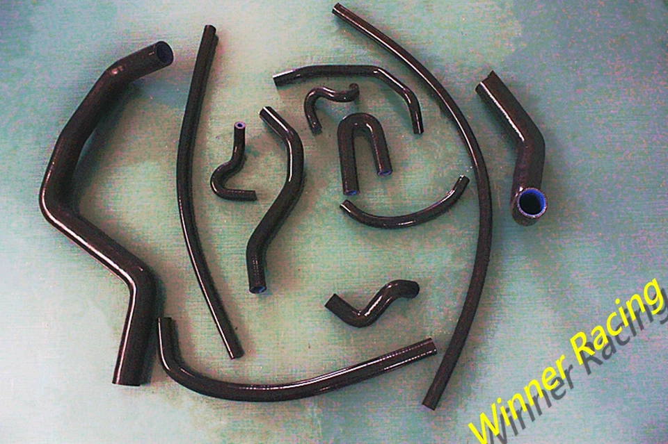 ПОБЕДИТЕЛЬ ГОНКИ СИЛИКОНОВЫЙ ЧЕРНЫЙ ШЛАНГ ПОДХОДИТ Honda Acura Integra GS/LS/RS B18B1 DB7/DC4 - Изображение 2 из 4