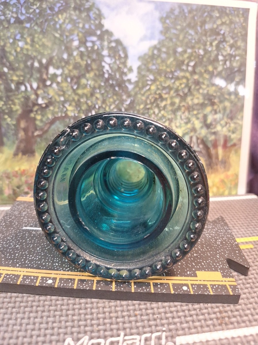 Vintage Green Glass Utility/Electric Pole Pin Insulator Vintage Green Glass Utility/Electric Pole Pin Insulator