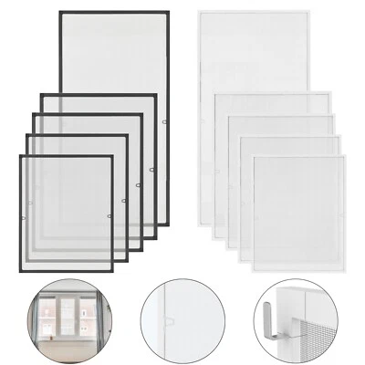 RAPID TECK® Fliegengitter Klemmbar Insektenschutz Mückenschutz Fenster Alu Rahmen Bausatz