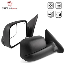 Pair Power Heated Tow Mirrors For 2002-2008 Dodge Ram 1500 03-09 2500 3500 L&R