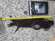 BARSDAR 24 Inch pony tail extension long straight wrap around clip in synthetic 