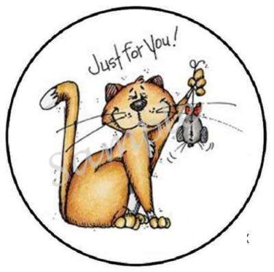 JUST FOR YOU ENVELOPE SEALS LABELS STICKERS PARTY FAVORS