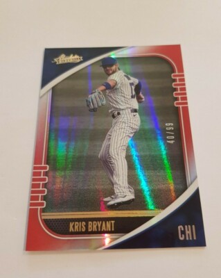 2021 Panini Absolute - Kris Bryant - Chicago Cubs - Spectrum Red Parallel 40/99