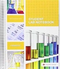 Student Lab Notebook: 100 Spiral Bound duplicate pages Package may vary - GOOD