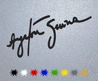 STICKER PEGATINA DECAL Ayrton Senna Signature