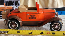 Vintage Trustworthy Hardware 1930 Ford Model A Roadster bank w/ key