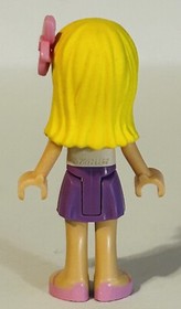LEGO 2014 Naya Friends Minifigure Heartlake Juice Bar with Pink Hair Bow (41035)