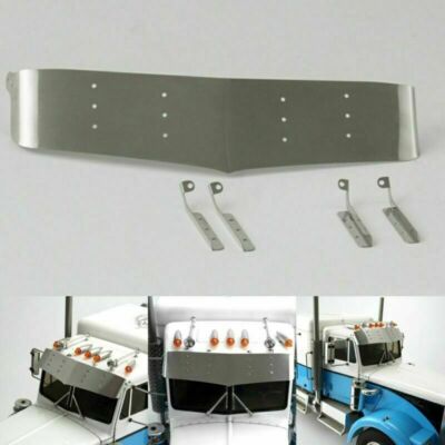 Metall Sun Visor Plate Für LESU Tamiya RC King Hauler Tractor Truck DIY Car 1/14
