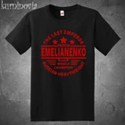 The Last Emperor Fedor Emelianenko MMA Legend Men's Black Size S to 5XL