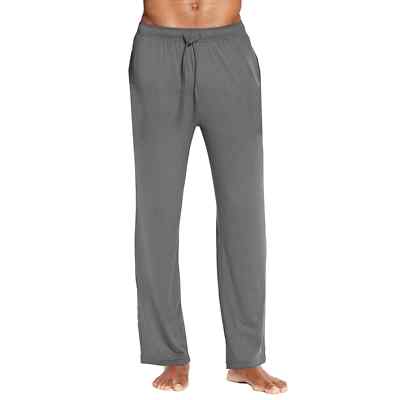 Galaxy by Harvic Men's Classic Lounge Male Pants, Charcoal, XL