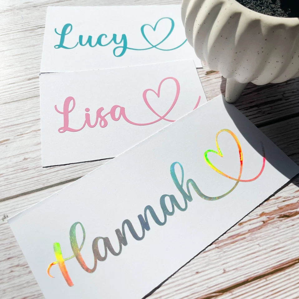 Personalised Name Sticker Vinyl Decal Water Bottle Wine Glass Hen Do Lunch Box 1 - Image 3 of 4