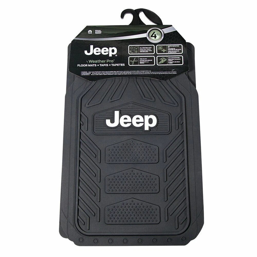 Juego De 5 Alfombrillas Impermeables Y Revestimiento De Carga De Goma TPE Para Jeep, Semipersonalizadas