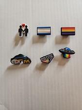 Pride Shoe Charms. Will Fit Crocs Set Of 6