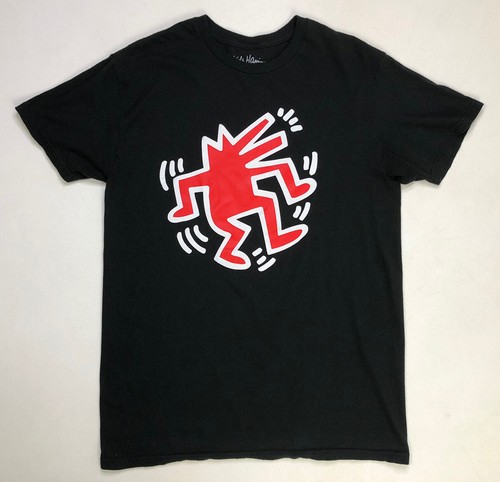 Keith Haring Logo Art T-shirt Men Adult 