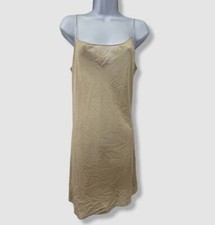  130 Theory Women's Beige Sleeveless Spaghetti-Strap Slip Dress Size 6