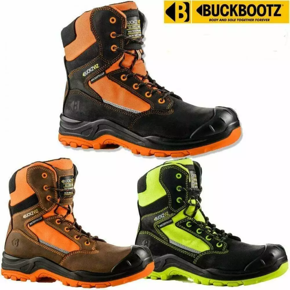 Side Zip Safety Boots, Work boots with Zip