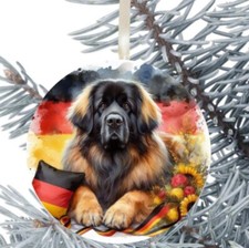 Leonberger Dog Hanging Bauble Gift Present Decoration Christmas 