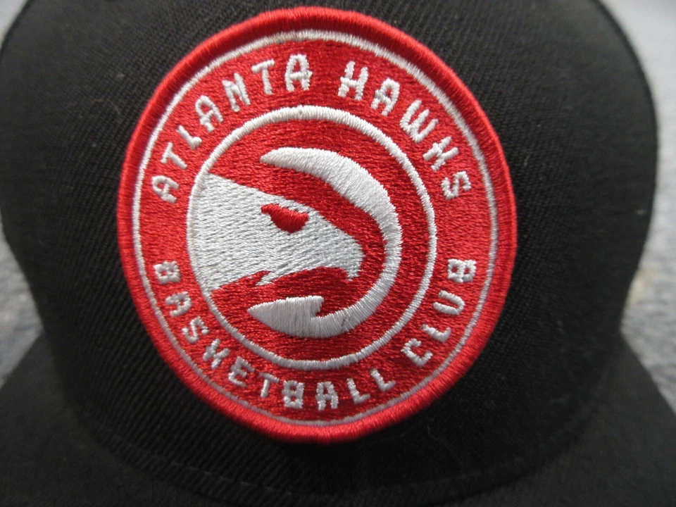 Atlanta Hawks Hat Cap Snap Back Adjustable Black NBA Basketball Boys Kids Youth - Image 2 of 4