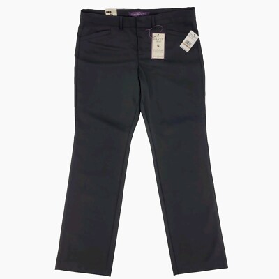 Gloria Vanderbilt Pants 12 Short Haven Microflex Trouser Flawless Stretch NEW