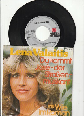 7 '' Lena Valaitis  -  da kommt Jose  der  Straßenmusikant ---