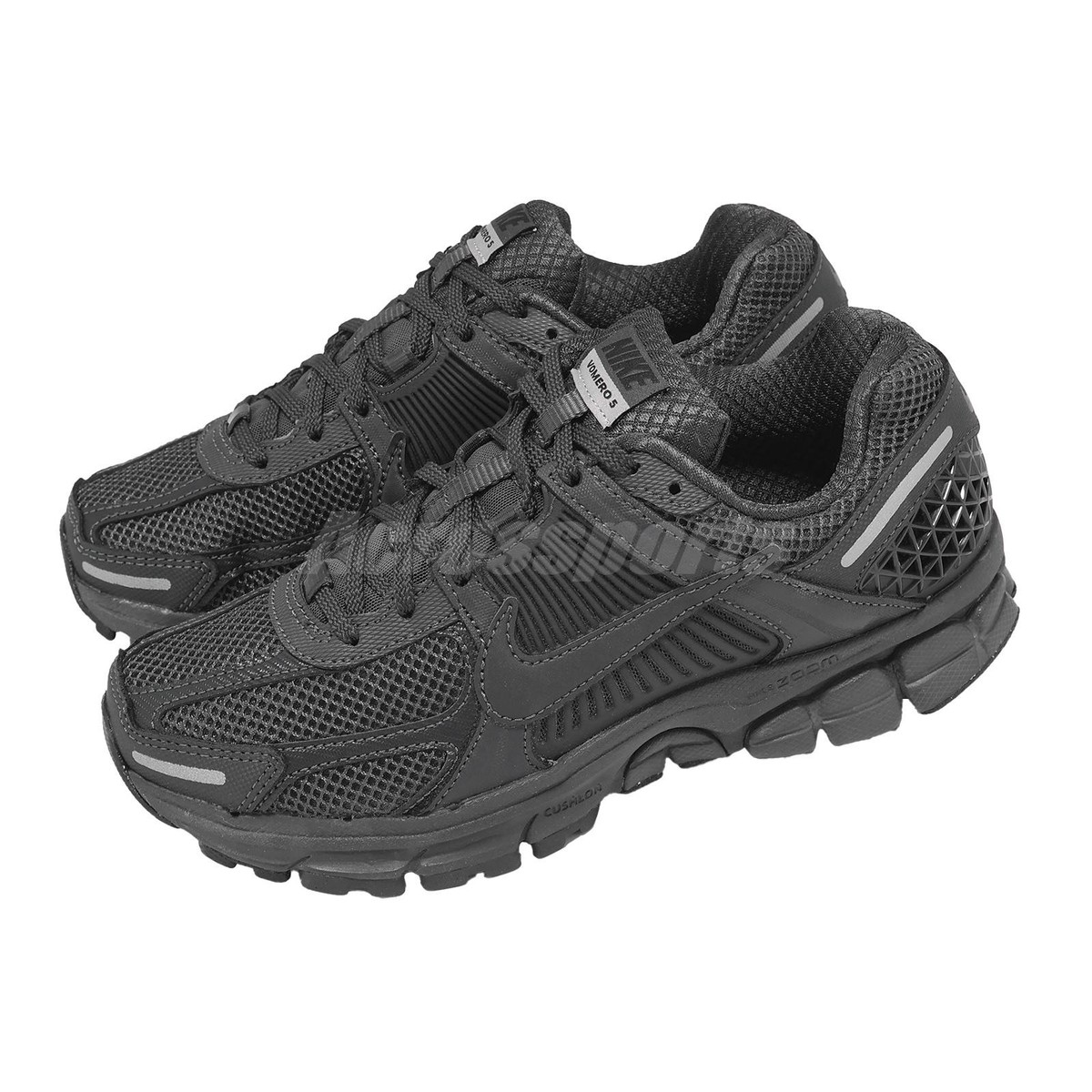 Nike Wmns Zoom Vomero 5 Triple Black Women Casual Shoes Sneakers