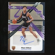 2025-26 Topps Chrome Nique Clifford RC Next Stop Signatures Auto Kings 6173