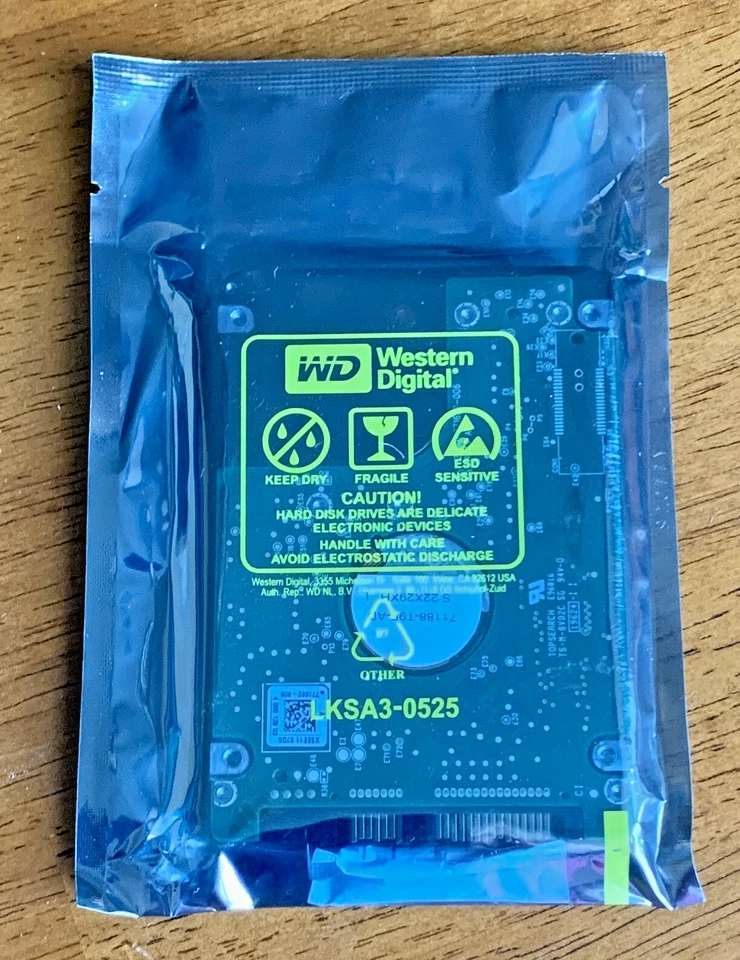 WD Black 160 GB Mobile Hard Drive: 2.5 Inch, 7200 RPM, SATA II - WD1600BEKT - Image 4 of 4