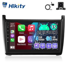 8Core 4+64GB Kabellos CarPlay Android15 Radio Für VW Polo 6R 2009-2017 GPS +Kam