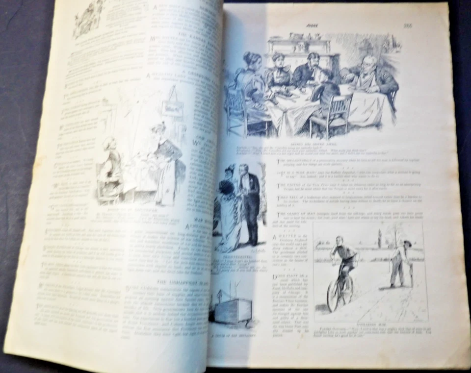 Judge, New York, April 29, 1893–Vol. 24, No. 602, Political Satire, Magazine. - Image 2 of 4
