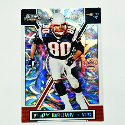 #ad #ad 2002 Pacific Exclusive Troy Brown #99 $0.99