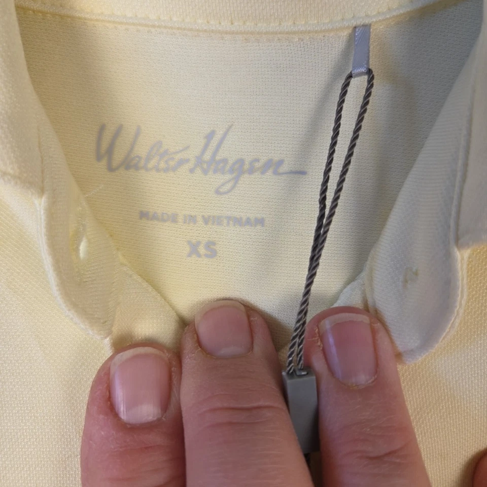 Nuevo con etiquetas Walter Hagan, XS para mujer, polo de golf sorbete de limón, UPF 50, NUEVO CON ETIQUETAS Foto 4 de 4