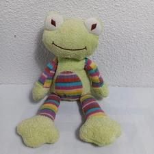 Animal Adventure Plush Frog Sweet Sprouts Retired Stuffed Animal Lovey Toy 13"