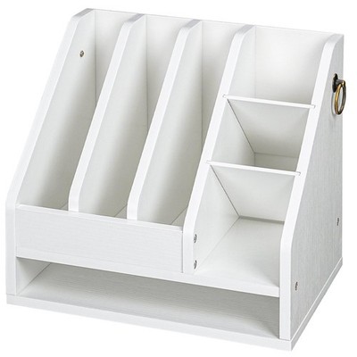 HOOBRO Schreibtisch Organizer Holzwerkstoff, Büro Organizer, Briefablage, Dok...
